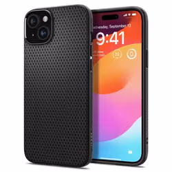 Spigen ACS06650, Housse, Apple, iPhone 15 Plus, 17 cm (6.7"), Noir