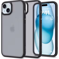 Spigen ACS06656, Housse, Apple, iPhone 15 Plus, 17 cm (6.7"), Noir, Transparent