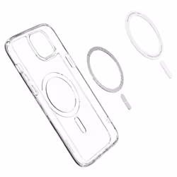 Spigen ACS06660 6.7" Housse Transparent, Blanc
