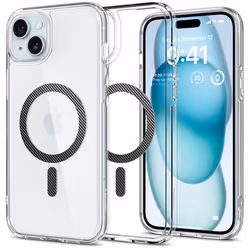 Spigen Ultra Hybrid, Housse, Apple, iPhone 15 Plus, 17 cm (6.7"), Transparent