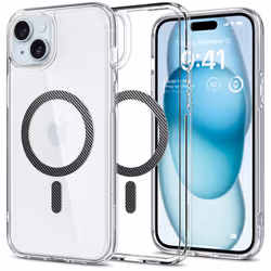 Spigen ACS06663, Housse, Apple, iPhone 15 Plus, 17 cm (6.7"), Charbon