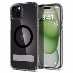 Spigen Ultra Hybrid S, Housse, Apple, iPhone 15 Plus, 17 cm (6.7"), Transparent
