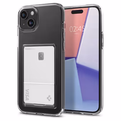 Spigen ACS06667, Housse, Apple, iPhone 15 Plus, 17 cm (6.7"), Transparent