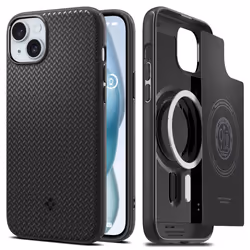 Spigen Mag Armor, Housse, Apple, iPhone 15 Plus, 17 cm (6.7"), Noir