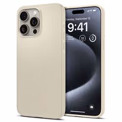 Spigen ACS06694, Housse, Apple, iPhone 15 Pro, 15,5 cm (6.1"), Beige