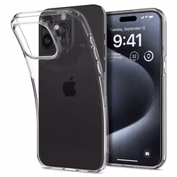 Spigen ACS06699, Housse, Apple, iPhone 15 Pro, 15,5 cm (6.1"), Transparent