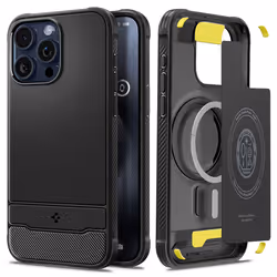Spigen ACS06703, Housse, Apple, iPhone 15 Pro, 15,5 cm (6.12"), Noir