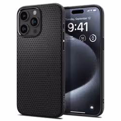 Spigen ACS06704, Housse, Apple, iPhone 15 Pro, 15,5 cm (6.1"), Noir