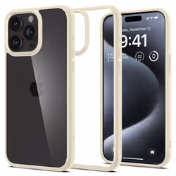 Spigen ACS06712, Housse, Apple, iPhone 15 Pro, 15,5 cm (6.1"), Beige