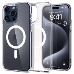 Spigen ACS06719, Housse, Apple, iPhone 15 Pro, 15,5 cm (6.1"), Transparent