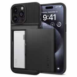 Spigen ACS06728, Housse, Apple, iPhone 15 Pro, 15,5 cm (6.1"), Noir