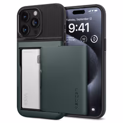 Spigen ACS06731, Housse, Apple, iPhone 15 Pro, 15,5 cm (6.1"), Vert