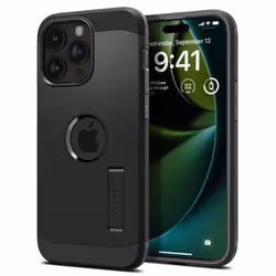 Spigen ACS06733, Housse, Apple, iPhone 15 Pro, 15,5 cm (6.1"), Noir