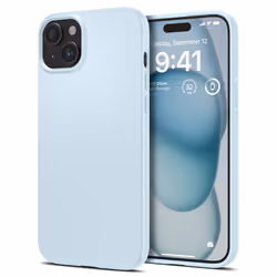 Spigen ACS06781, Housse, Apple, iPhone 15, 15,5 cm (6.1"), Bleu