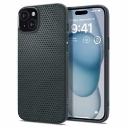 Spigen ACS06792, Housse, Apple, iPhone 15, 15,5 cm (6.1"), Vert