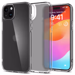 Spigen ACS06796, Housse, Apple, iPhone 15, 15,5 cm (6.1"), Transparent