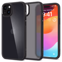 Spigen ACS06797, Housse, Apple, iPhone 15, 15,5 cm (6.1"), Noir