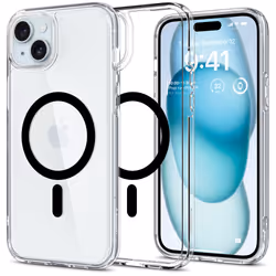 Spigen ACS06803, Housse, Apple, 15,5 cm (6.1"), Noir, Transparent