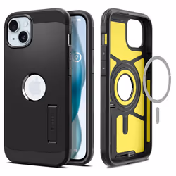 Spigen ACS06811, Housse, Apple, iPhone 15, 15,5 cm (6.1"), Noir