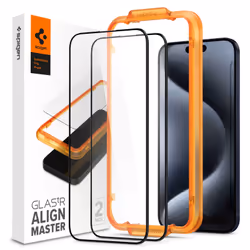 Spigen Glas.tR AlignMaster, Apple, iPhone 15 Pro, Transparent, 2 pièce(s)