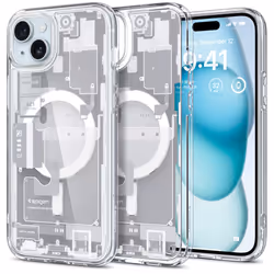 Spigen ACS07037, Housse, Apple, iPhone 15, 15,5 cm (6.1"), Blanc