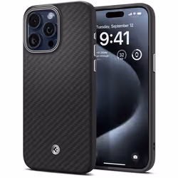 Spigen ACS07045, Housse, Apple, iPhone 15 Pro, 15,5 cm (6.1"), Noir