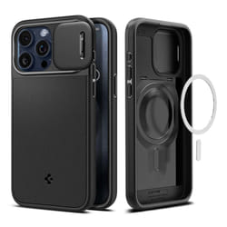 Spigen Optik Armor (MagFit) coque de protection pour téléphones portables 15,5 cm (6.1") Housse Noir