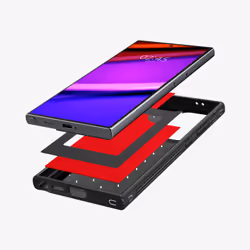 Spigen ACS07290 6.8" Housse Noir, Bleu