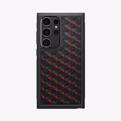 Spigen ACS07290, Housse, Samsung, Galaxy S24 Ultra, 17,3 cm (6.8"), Noir, Rouge