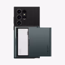 Spigen Slim Armor CS, Housse, Samsung, Galaxy S24 Ultra, 17,3 cm (6.8"), Vert