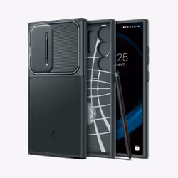 Spigen Optik Armor, Housse, Samsung, Galaxy S24 Ultra, 17,3 cm (6.8"), Vert