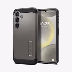 Spigen Tough Armor, Housse, Samsung, Galaxy S24 (2024), 15,8 cm (6.2"), Noir, Métallique