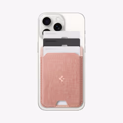 Spigen Urban Fit (MagFit), Support de carte, Or rose, Nylon, Apple