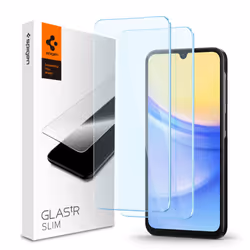 Spigen GLAS.tR Slim, Samsung, Galaxy A15 4G (2024) Galaxy A15 5G (2024) Galaxy A25 5G (2024), Anti-goutte, Résistant aux rayu ...