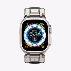 Spigen DuraPro Armor PU, Bande, Smartwatch, Noir, Apple, Apple Watch (49mm) Ultra, Apple Watch (49mm) Ultra 2, Polyuréthane ( ...