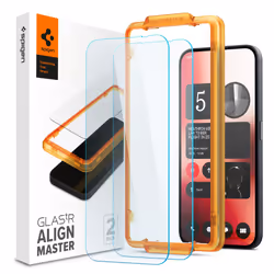 Spigen GLAS.tR AlignMaster, Nothing, Phone (2a), Résistant aux rayures, Transparent, 2 pièce(s)