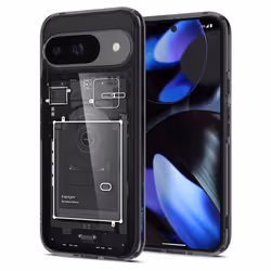 Spigen Ultra Hybrid Zero One, Housse, Google, Google Pixel 9 (2024), Google Pixel 9 Pro (2024), 16 cm (6.3"), Noir, Transpare ...