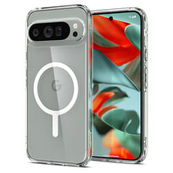 Spigen Ultra Hybrid OneTap Metal Ring 6.8" Housse Transparent, Blanc