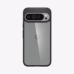Spigen ACS07724, Housse, Google, Pixel 9 Pro XL, 17,3 cm (6.8"), Noir, Transparent