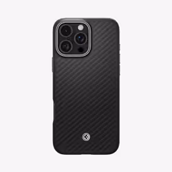 Spigen Enzo Aramid, Housse, Apple, iPhone 16 Pro Max, 17,5 cm (6.9"), Noir
