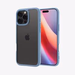 Spigen Crystal Hybrid 6.9" Housse Bleu, Transparent