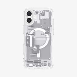 Spigen Ultra Hybrid Zero One (MagFit) 6.7" Housse Transparent, Blanc