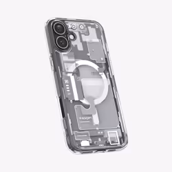 Spigen Ultra Hybrid Zero One (MagFit) 6.7" Housse Transparent, Blanc