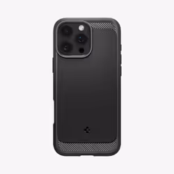 Spigen Rugged Armor (MagFit), Housse, Apple, iPhone 16 Pro, 16 cm (6.3"), Noir
