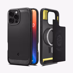 Spigen Rugged Armor (MagFit) 6.3" Housse Noir