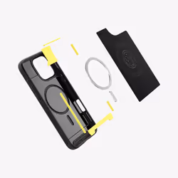 Spigen Rugged Armor (MagFit) 6.3" Housse Noir - Vue supplémentaire 4