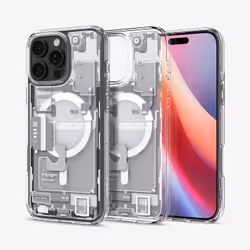 Spigen Ultra Hybrid Zero One (MagFit) 6.3" Housse Transparent, Blanc