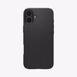 Spigen Liquid Air, Housse, Apple, iPhone 16, 15,5 cm (6.1"), Noir