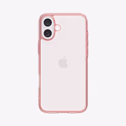 Spigen Ultra Hybrid, Housse, Apple, iPhone 16, 15,5 cm (6.1"), Rose, Transparent
