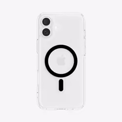 Spigen Ultra Hybrid (MagFit), Housse, Apple, iPhone 16, 15,5 cm (6.1"), Noir, Transparent